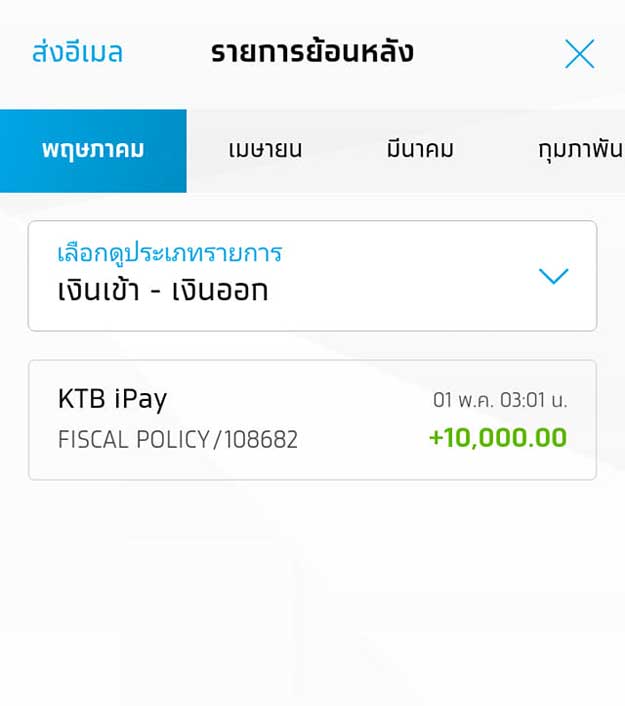 เงินหมื่น จากธนาคารกรุงไทย
